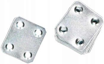 Suport plat 34x30 mm suport pentru mobilă - 25 buc.