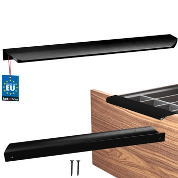 Mâner mobilier aluminiu negru mat 256/276 mm