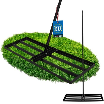 Nivelator manual pentru sol iarbă gazon teren grădină din oțel 90x30 cm