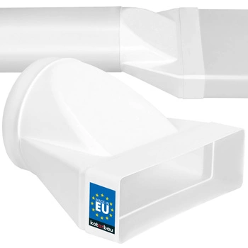 Racord de conductă 204x60 secțiune variabilă fi125mm