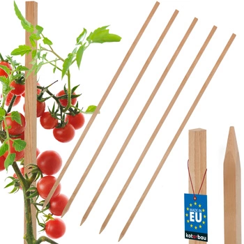 Tăruși de grădină din lemn pentru roșii legume 150 cm set de 5 buc.