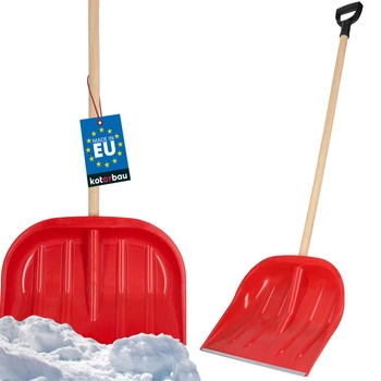 Lopată pentru zăpadă 135 cm - Culoare roșie