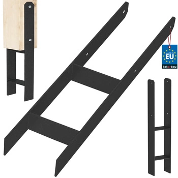 Baza stâlpului h pentru încastrare zincat negru 140 mm