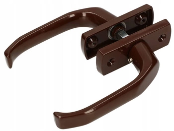 Mânere ușă 125, uși, porți, 2 bucăți - Culoare maro