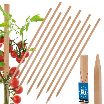 Tăruși de grădină din lemn pentru roșii legume 50 cm set de 10 buc.
