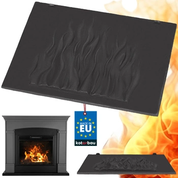 Placă de șemineu spate fontă perete pentru focare flăcări