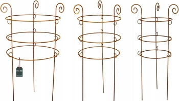 Set suport rugina suport pergola otel flori - Culoare rugina