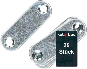 Conector plat perforat 42x1,5 mm set de 25 buc.