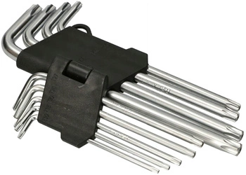 Chei allen chei stea torx cr șurubelnițe.v - 9 buc.