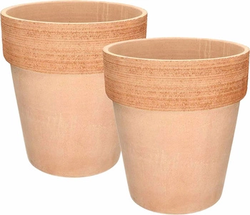 Ghiveci de lut 28 ghiveci ceramic de teracotă - 2 buc.