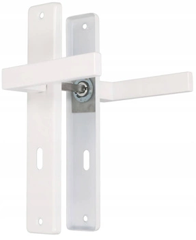 Mâner de ușă alb șină lungă de ușă 72 cheie