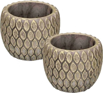 Ghiveci de flori din ceramică ø7 cm - 2 buc.