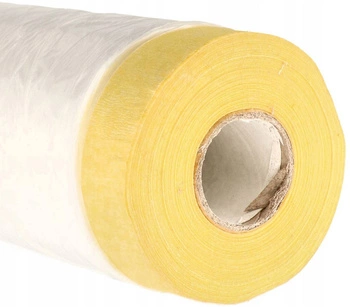 Folie de vopsire 360x20 prelată de protecție cu bandă adezivă