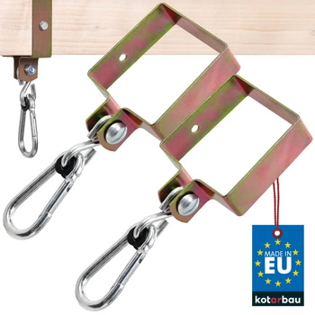 Cârlig oscilant cu carabină 100 mm set de 2 buc.
