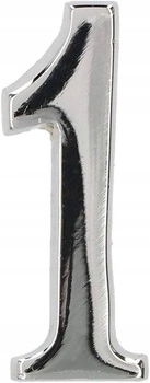 Numărul casei "1" numărul ușii 5 cm cromat