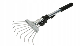 Greblă de frunze cu 9 dinți greblă de iarbă 195 mm cu mâner