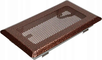 Grilaj ventilație șemineu metalic 10x20 cm – Culoare cupru