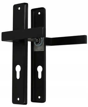 Maner usa negru lunga placuta usa 72 insertie - Culoare negru