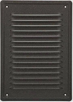 Grilă de ventilație a coșului de fum cu ochiuri 230x165 antracit