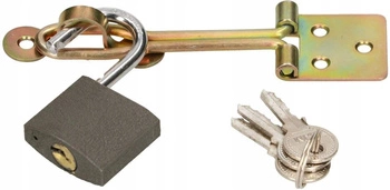 Bolț de blocare cu lacăt pentru uși din sârmă de 80 mm