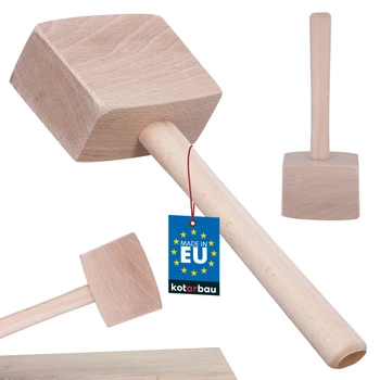 Ciocan din lemn pătrat de tâmplar pentru tasare 12x32 cm