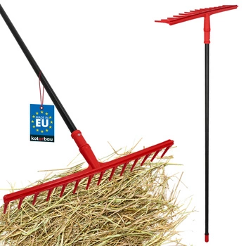 Greblă universală pentru fân cu coadă din aluminiu 1,5 m