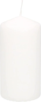 Lumânare de masă solidă alb clasic 12 cm