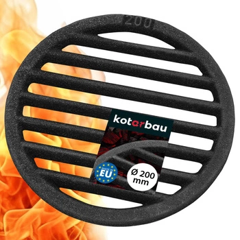 Grătar rotund din fontă pentru aragaz 200 mm