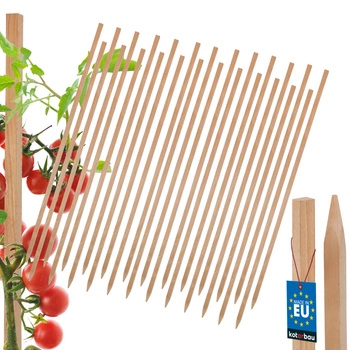 Tăruși de grădină din lemn pentru roșii legume 80 cm set de 25 buc.