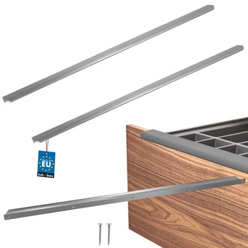 Mâner mobilier aluminiu argintiu 780/800 mm set de 2 buc.