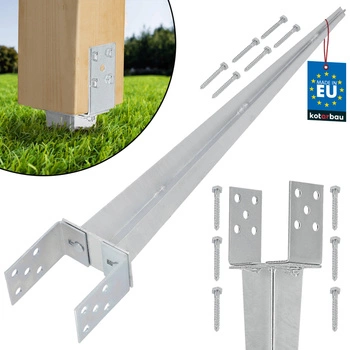 Baza stâlpului reglabilă de bătut 0-120 mm