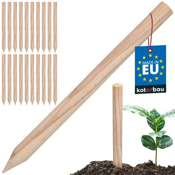Tăruși din lemn fag geodezici pentru legume copaci 40 cm set de 20 buc.