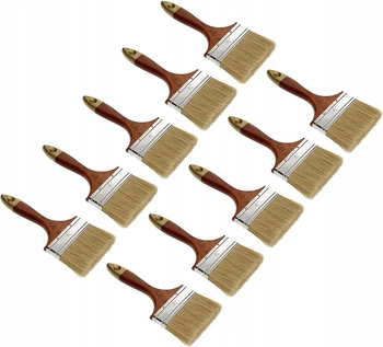 Set universal de pensule plate de vopsea 4" 100mm 10pcs