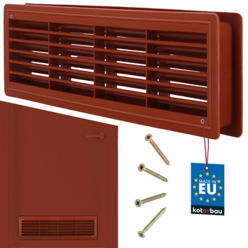 Grila ușii de ventilație pentru baie plastic calvados 46x13,5 cm