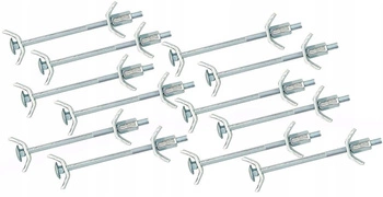 Conector cu șuruburi pentru mobilier 120 conector pentru blat de lucru - 12 buc.