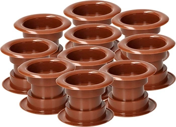 Manșon pentru uși tub ventilat - 10 buc. - Culoare cireșe