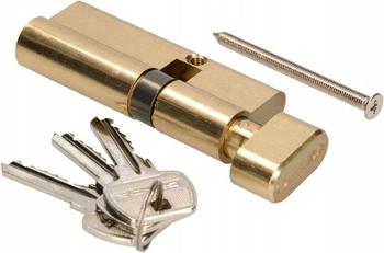 Cilindru de blocare cu buton 45/45 alamă