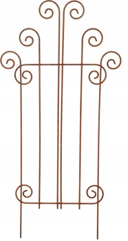 Gard palisadă gard de grădină gard condus rugină 48 cm