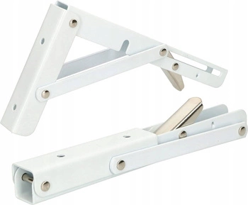 Suport raft pliabil 200 alb - 2 buc.