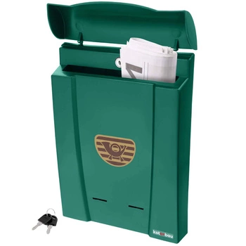 Cutie poștală verde 40x28 cm