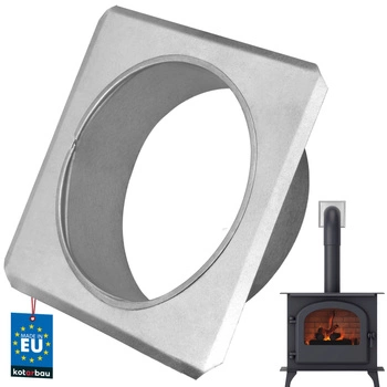 Rozetă pentru țevi de coș de fum ø150 galvanizat