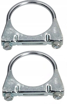 Clemă pentru țevi cibant fi 65 mm oțel - 2 buc.