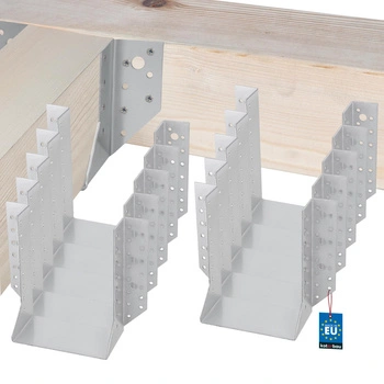 Cârlig pentru grinzi din lemn tâmplărie căpriori 140x180 mm set de 10 buc.