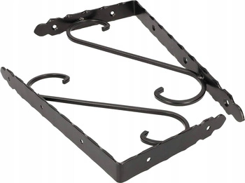 Suport de raft 30x15 suport unghiular suport retro forjat set de 2 buc.