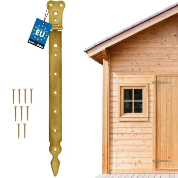 Hinge oblon foișor ușă construcție 400 mm îngust - Culoare aurie