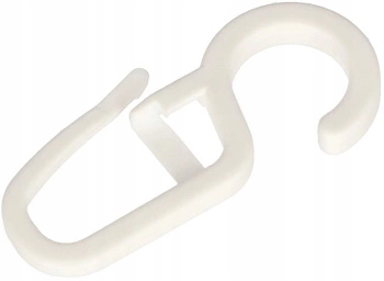 Siguranță pin cârlig de plastic cârlig pentru șine de cortină 100 buc.