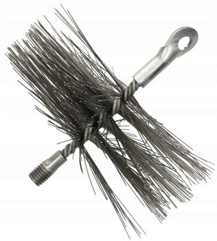 Perie de coș de fum sârmă măturător de coș de fum 125 mm