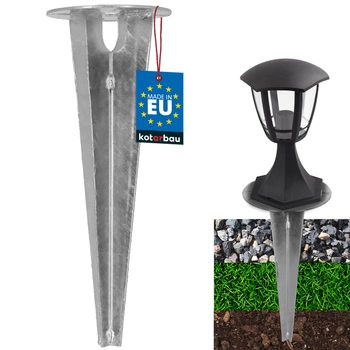 Bază pentru lumini de grădină înfiptă în pământ ancoră 115 mm