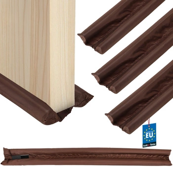 Garnitură din spumă pentru ușă 30 mm 95 cm maro set 3 buc