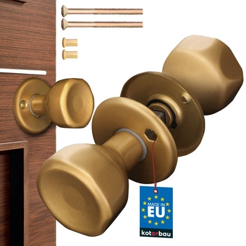 Butonul de rotire pentru ușa porții aur